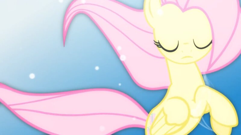 Yellow Pony with Pink Mane — Calm, Anime
