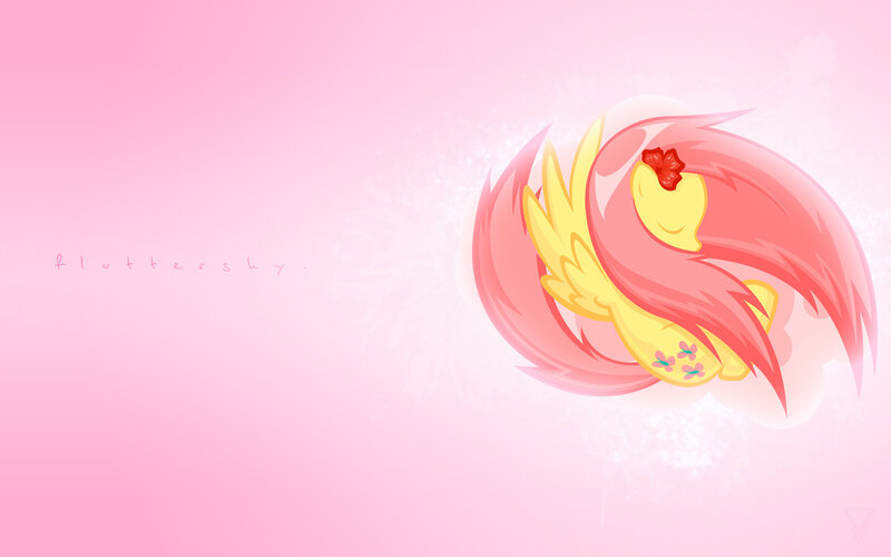 Yellow Pony with Pink Mane — Calm, Digital Art, Flower
