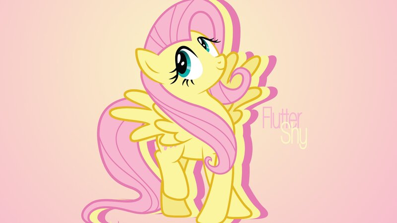 Yellow Pony with Pink Mane — Calm, Digital Art, Wings, Text