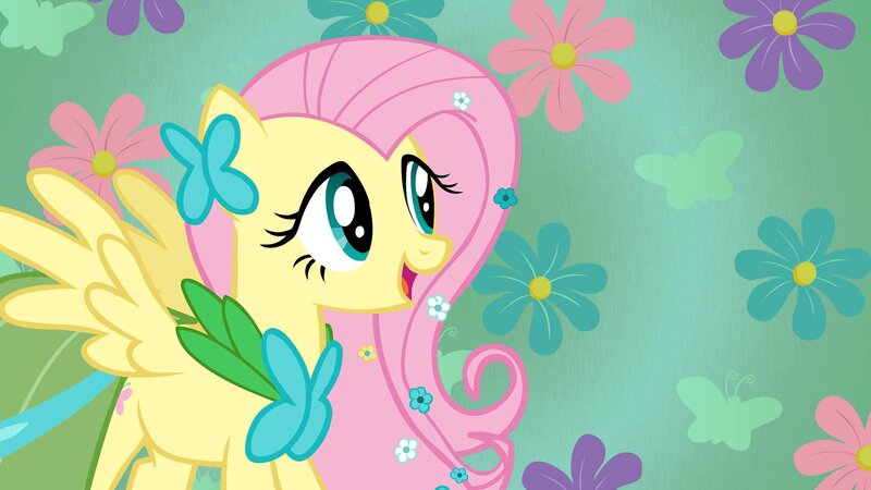 Yellow Pony with Pink Mane — Cheerful, Spring