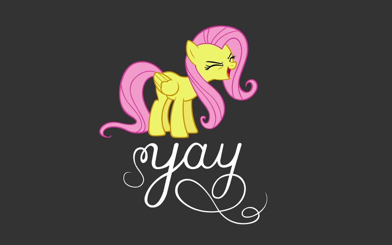 Yellow Pony with Pink Mane — Playful, Digital Art, Text
