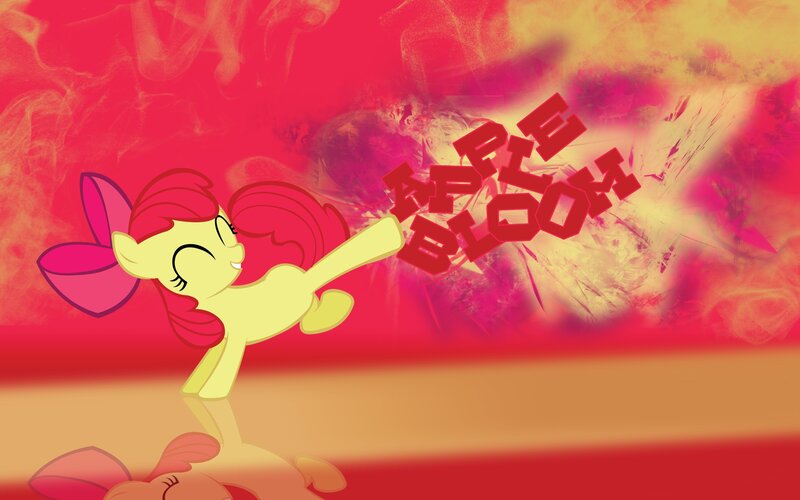 Yellow Pony with Red Hair