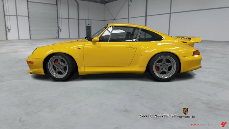 Yellow Porsche 911 Gt2 — Neutral, 3d Render