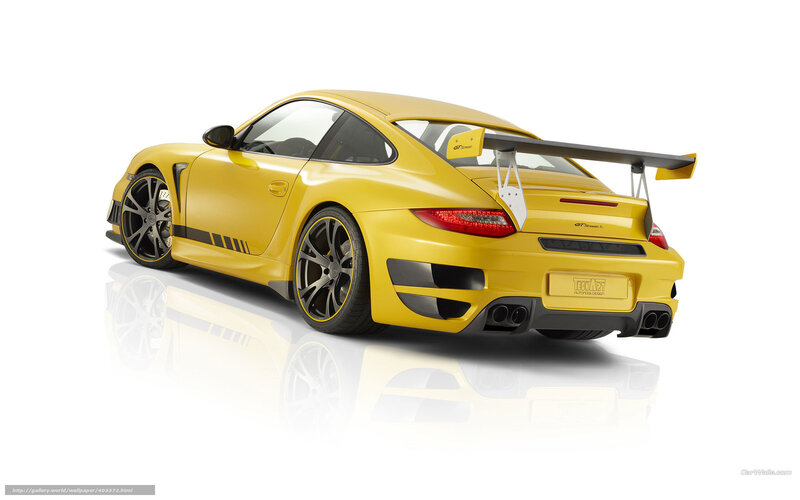 yellow porsche 911 gt3 rs