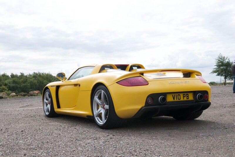 Yellow Porsche Carrera GT — Neutral