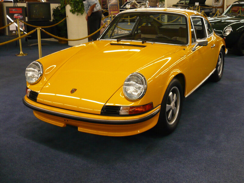 Yellow Porsche Sports Car — Calm