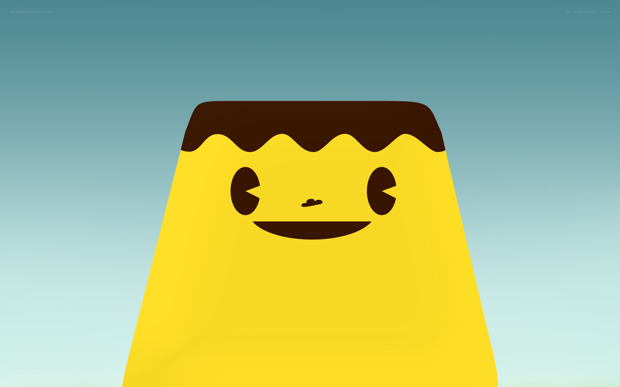 yellow pudding character