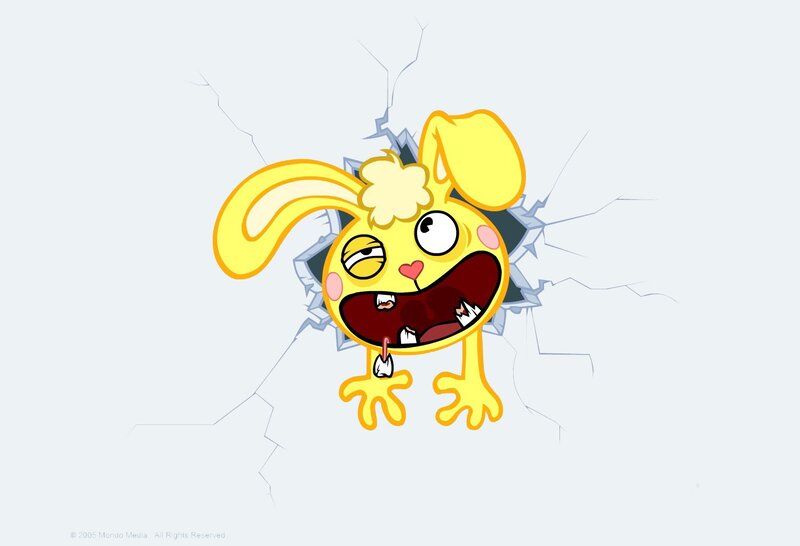 Yellow Rabbit Character — Chaotic