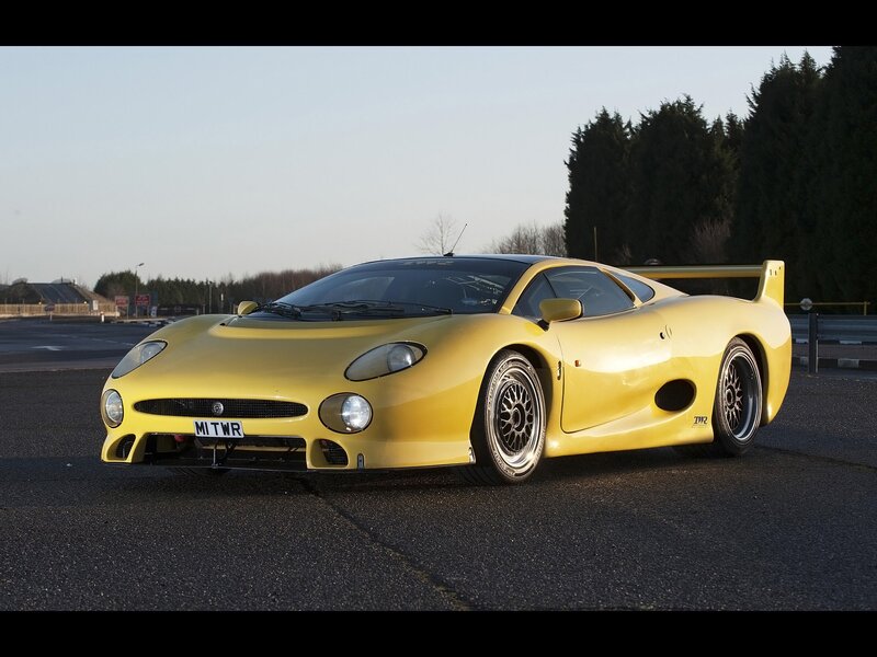 Yellow Race Car — Calm, Afternoon, Photograph, Race Track