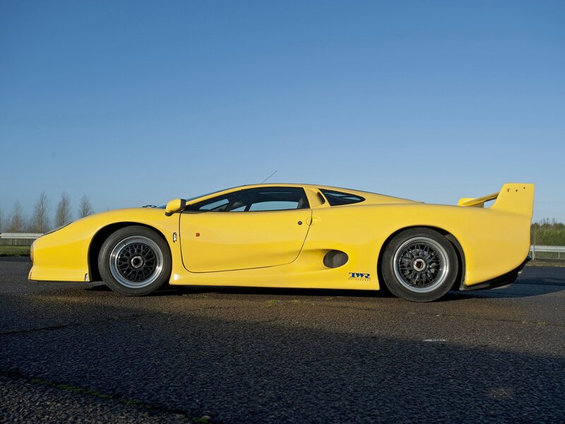 Yellow Race Car — Calm, Afternoon, Photograph