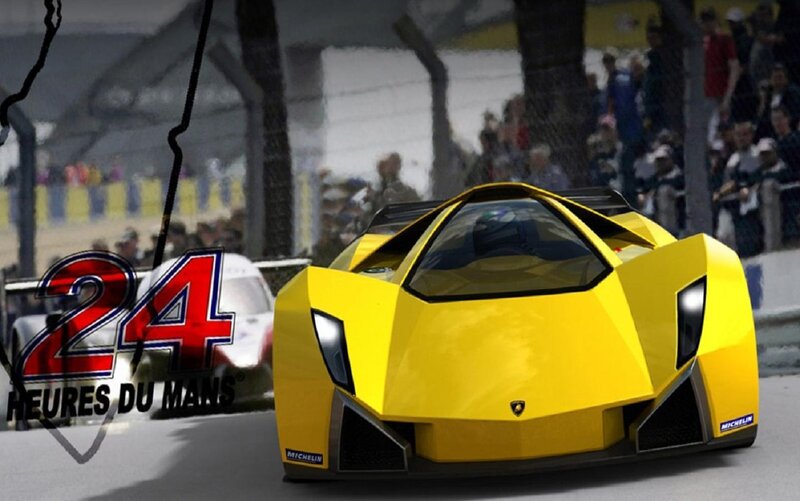 Yellow Race Car — Competitive