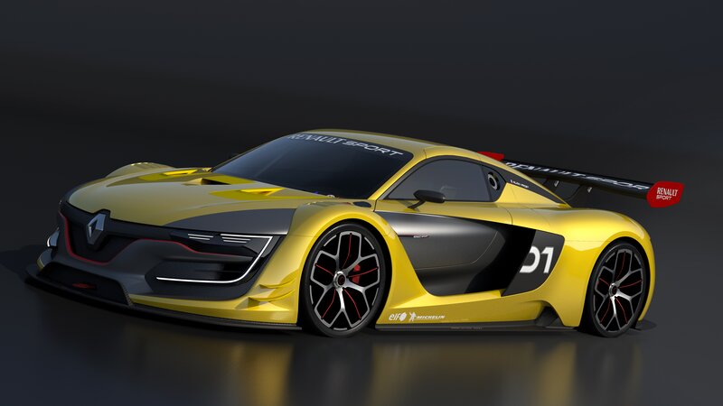 Yellow Race Car — Dramatic, 3d Render, Race Car, Aerodynamic Body