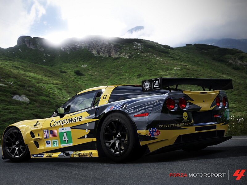 Yellow Race Car — Dramatic, Afternoon, 3d Render