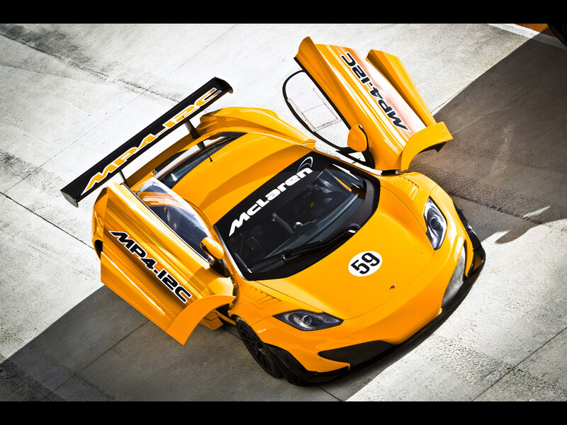 Yellow Race Car — Dramatic, Afternoon