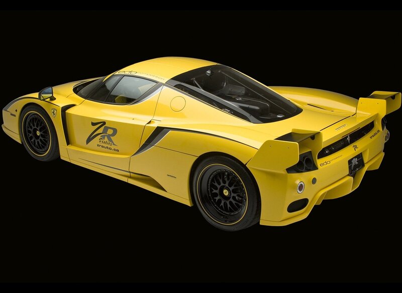 Yellow Race Car — Dramatic, Photograph, Race Car, Wings, Black Wheels