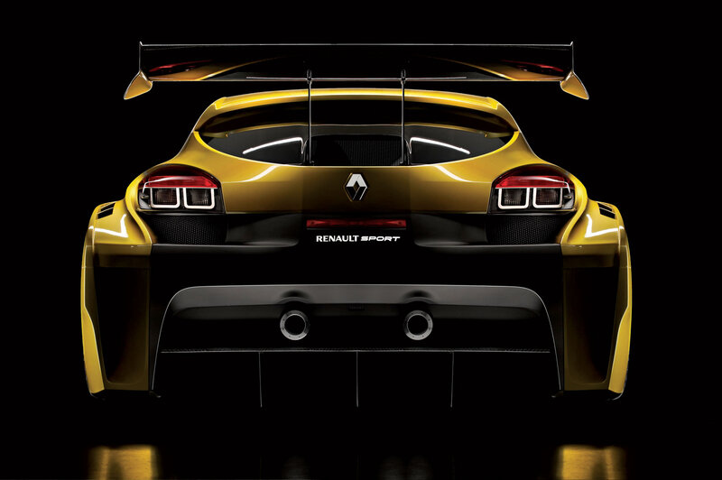 Yellow Race Car — Dramatic, Photograph, Rear Wing