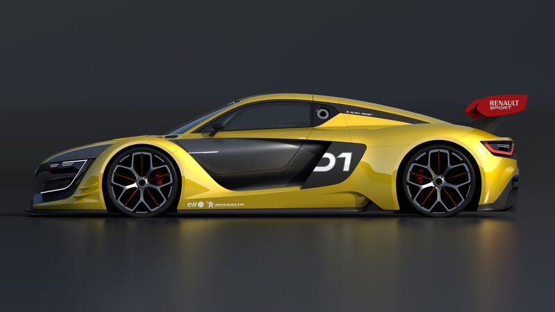 Yellow Race Car — Dynamic, 3d Render, Wings