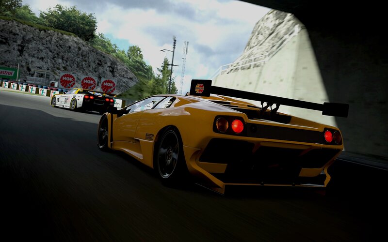 Yellow Race Car — Dynamic, Afternoon, 3d Render, Race Cars