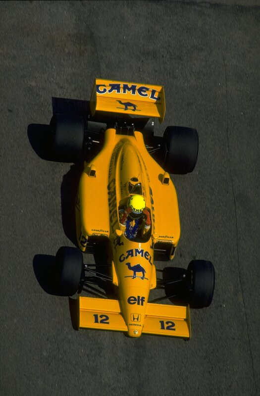 Yellow Race Car — Dynamic, Afternoon, Photograph, Driver, Camels