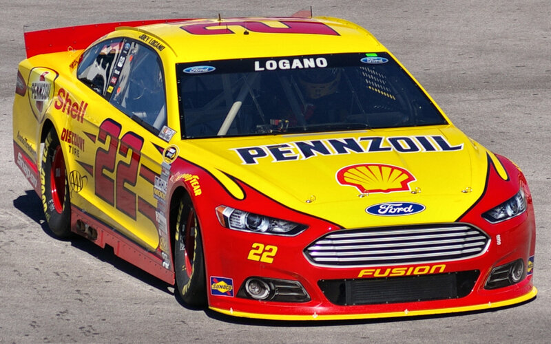 Yellow Race Car — Dynamic, Afternoon, Photograph, Ford Fusion