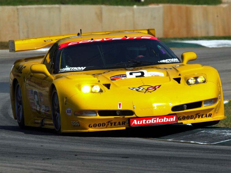 Yellow Race Car — Dynamic, Afternoon, Photograph, Race Track, Driver, Wings
