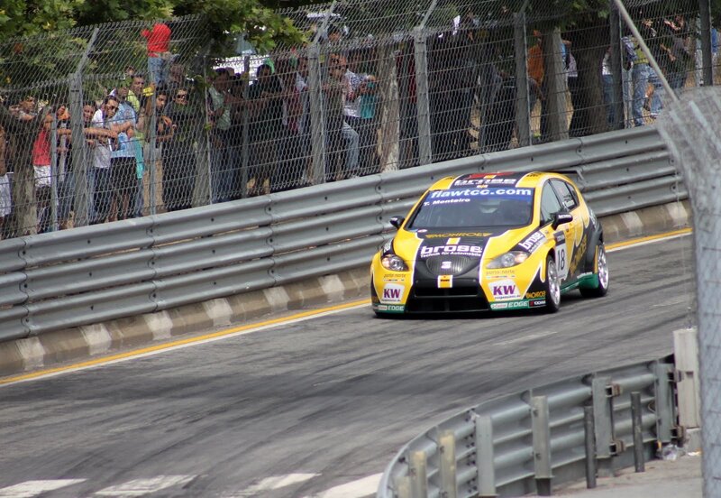 Yellow Race Car — Dynamic, Afternoon, Photograph