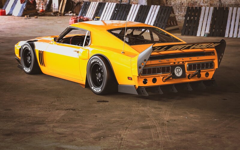 Yellow Race Car — Industrial, 3d Render