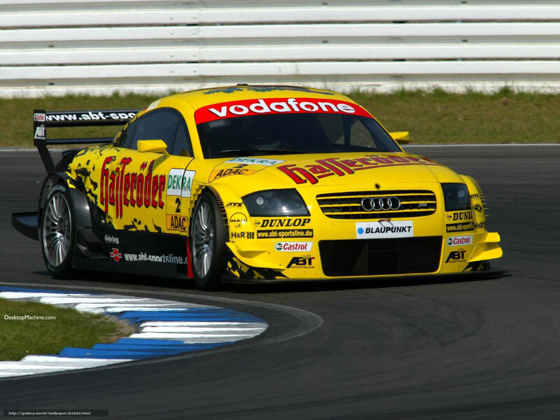 yellow race car on track