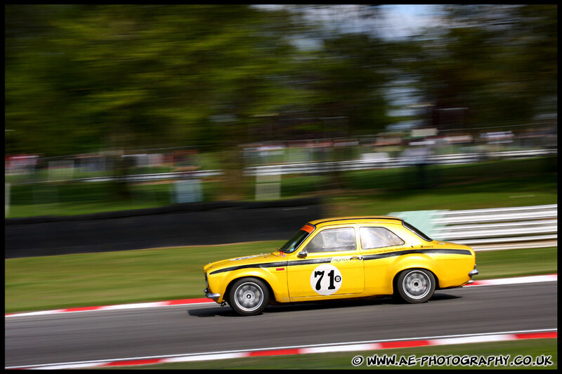 Yellow race car on track