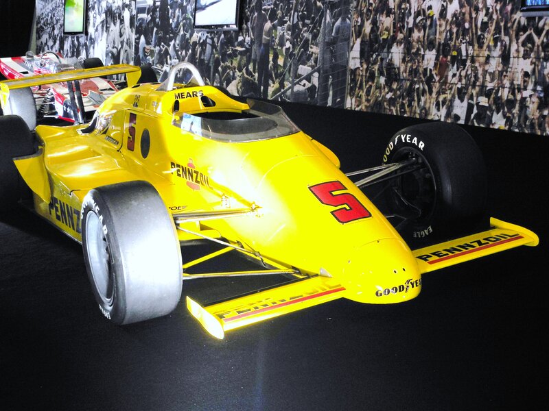 Yellow Race Car — Static, Photograph