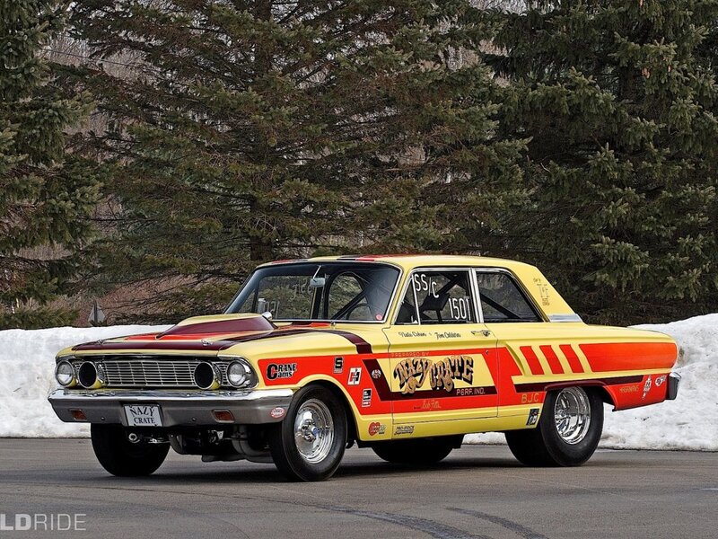 Yellow Race Car — Static, Winter