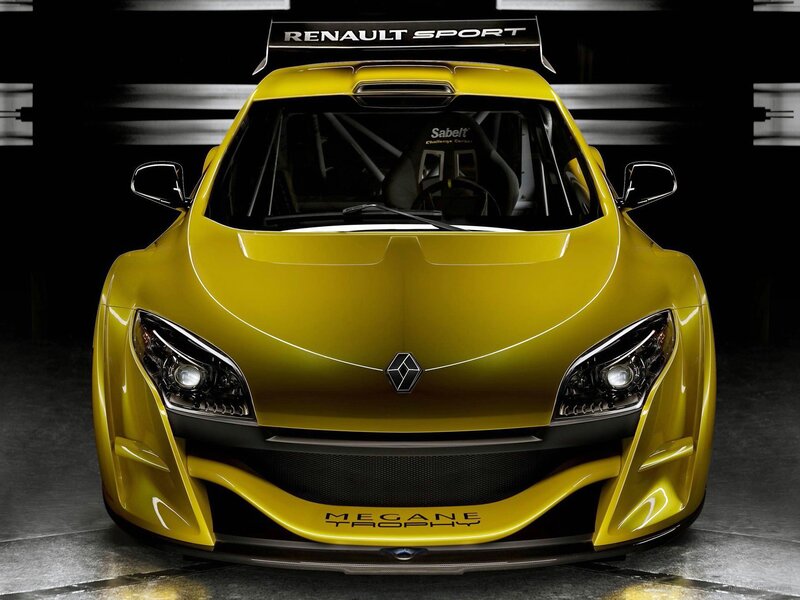 Yellow Race Car — Windshield