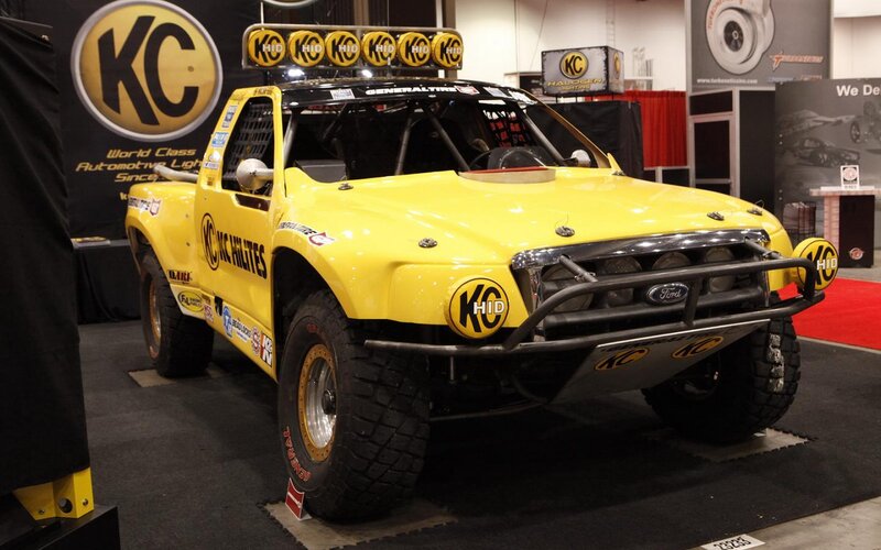 Yellow Race Truck — Showroom