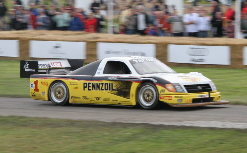 Yellow Race Truck