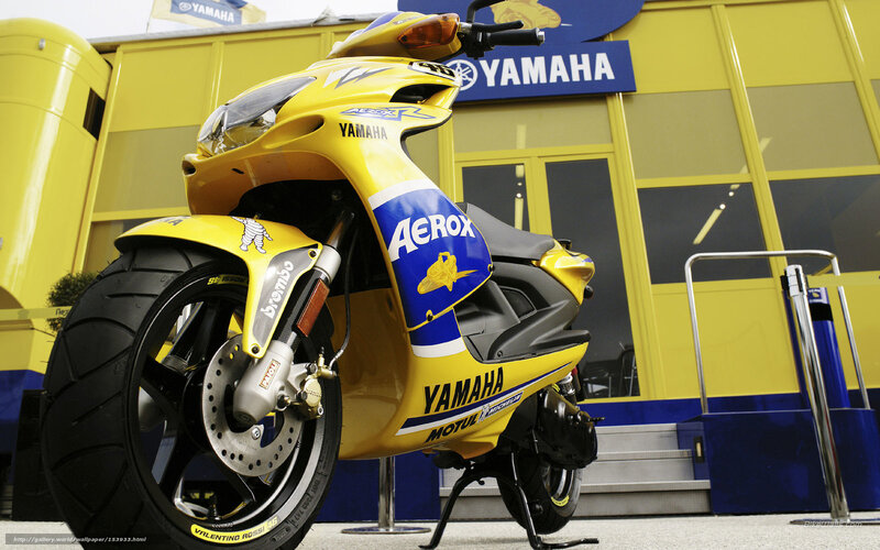 Yellow Racing Motorcycle — Neutral, Afternoon