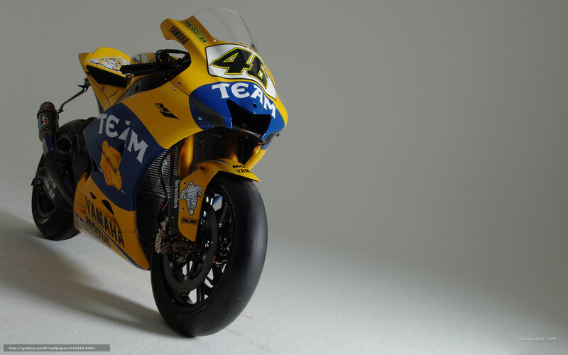 Yellow Racing Motorcycle — Neutral, Photograph, Number 46