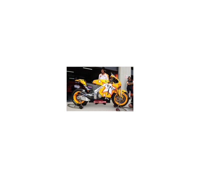 Yellow Racing Motorcycle — Neutral