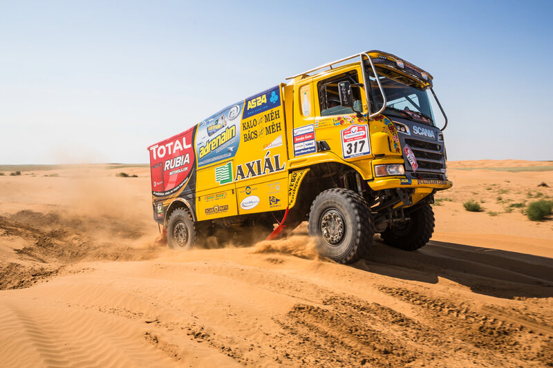 Yellow Racing Truck