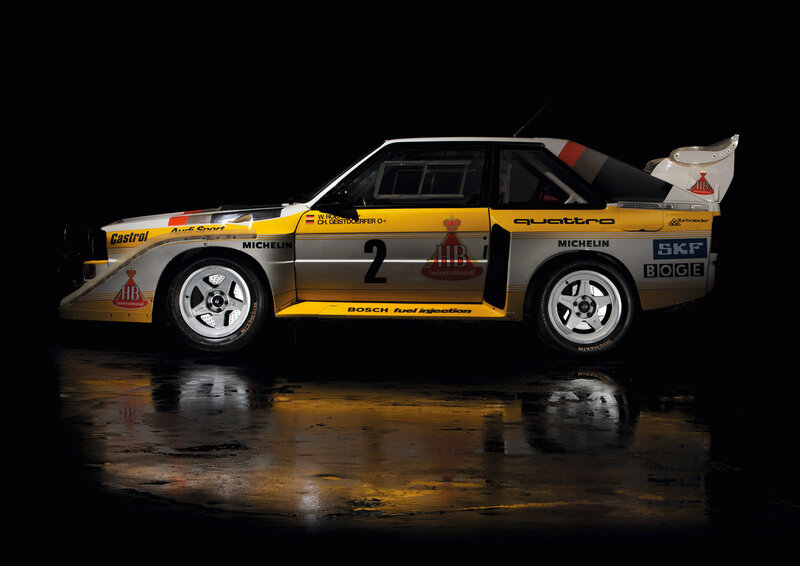 Yellow Rally Car — Dramatic