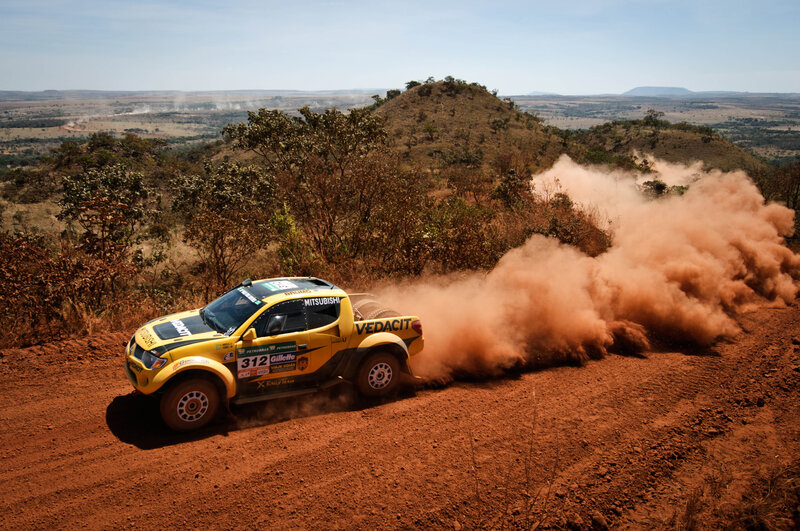 Yellow Rally Car — Dynamic, Afternoon, Photograph