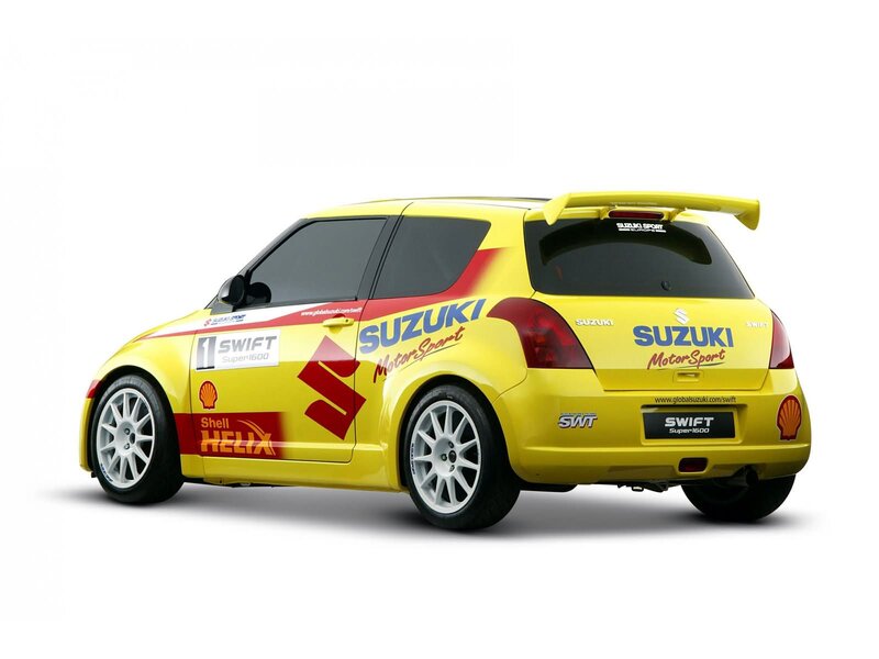 Yellow Rally Car — Dynamic, Photograph