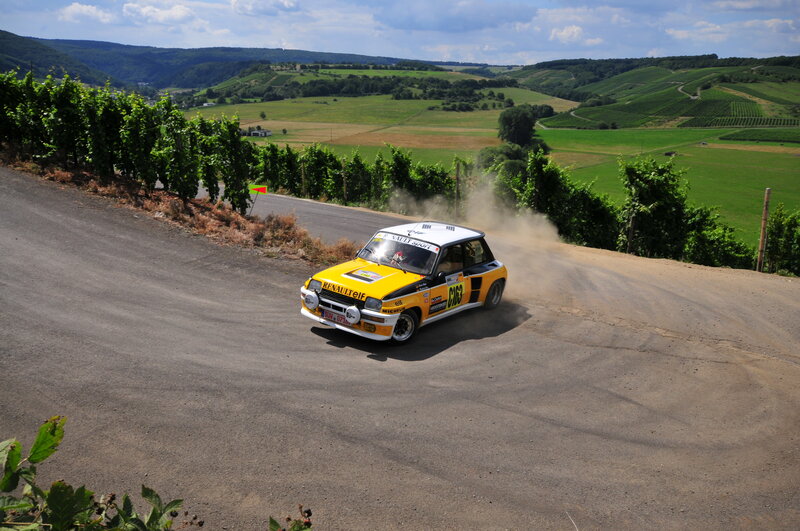 Yellow Rally Car — Dynamic