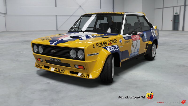 Yellow Rally Car — Neutral