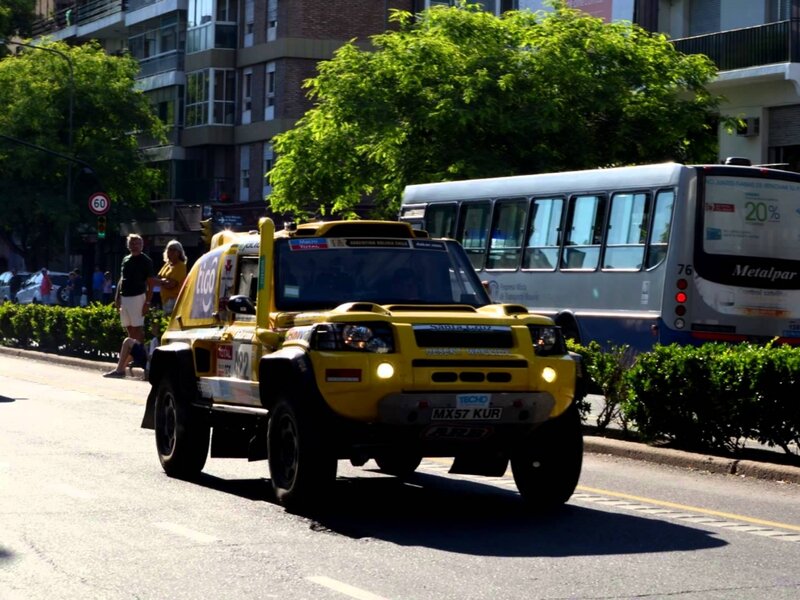 Yellow Rally Car — Urban