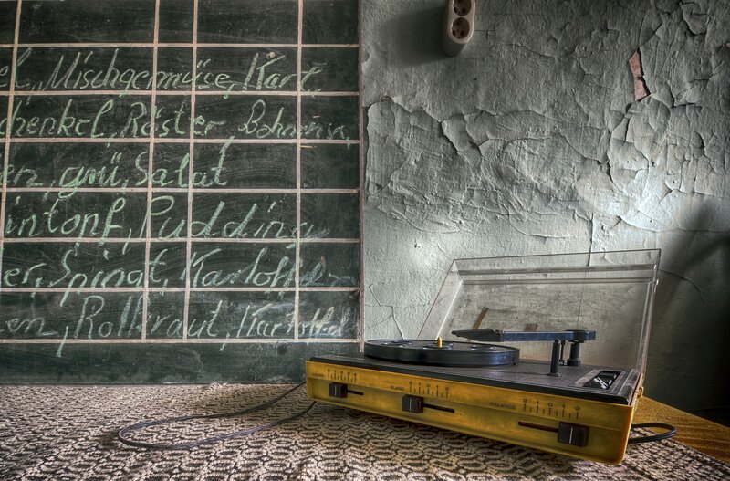 Yellow Record Player