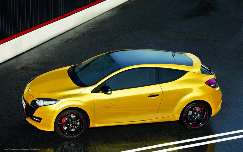 Yellow Renault Car — Dramatic
