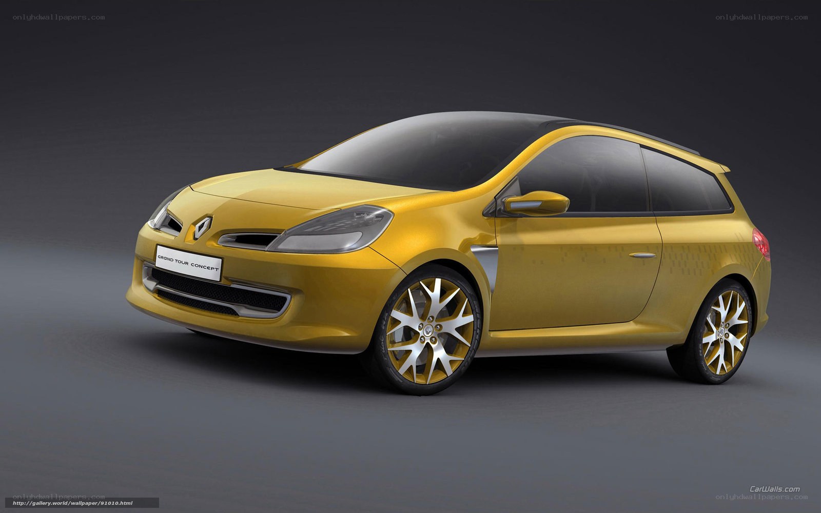 Yellow Renault Grand Tour Concept