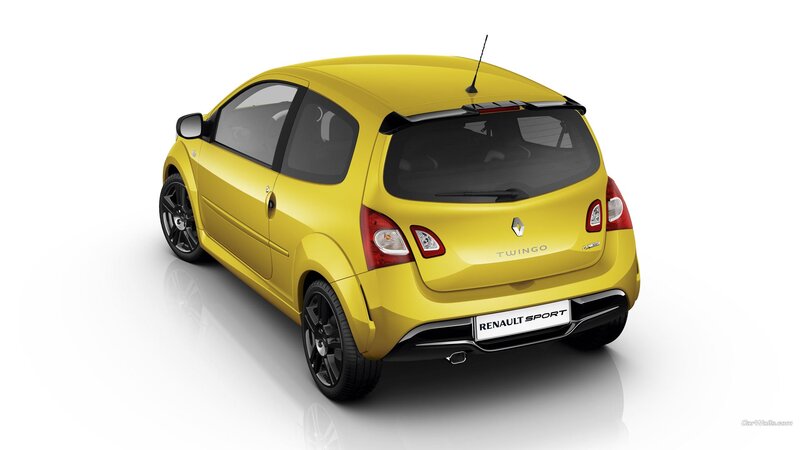 Yellow Renault Twingo — Neutral