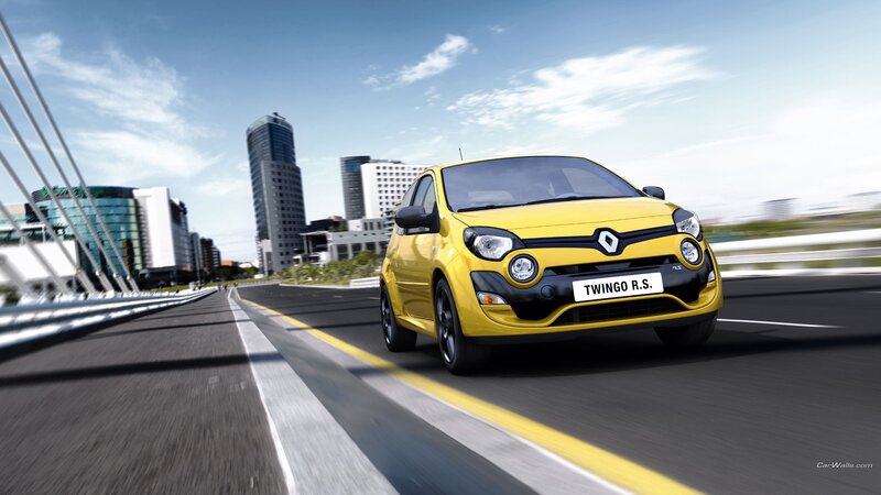 Yellow Renault Twingo