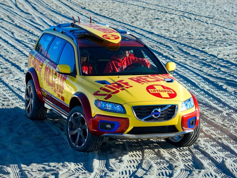 Yellow Rescue Car